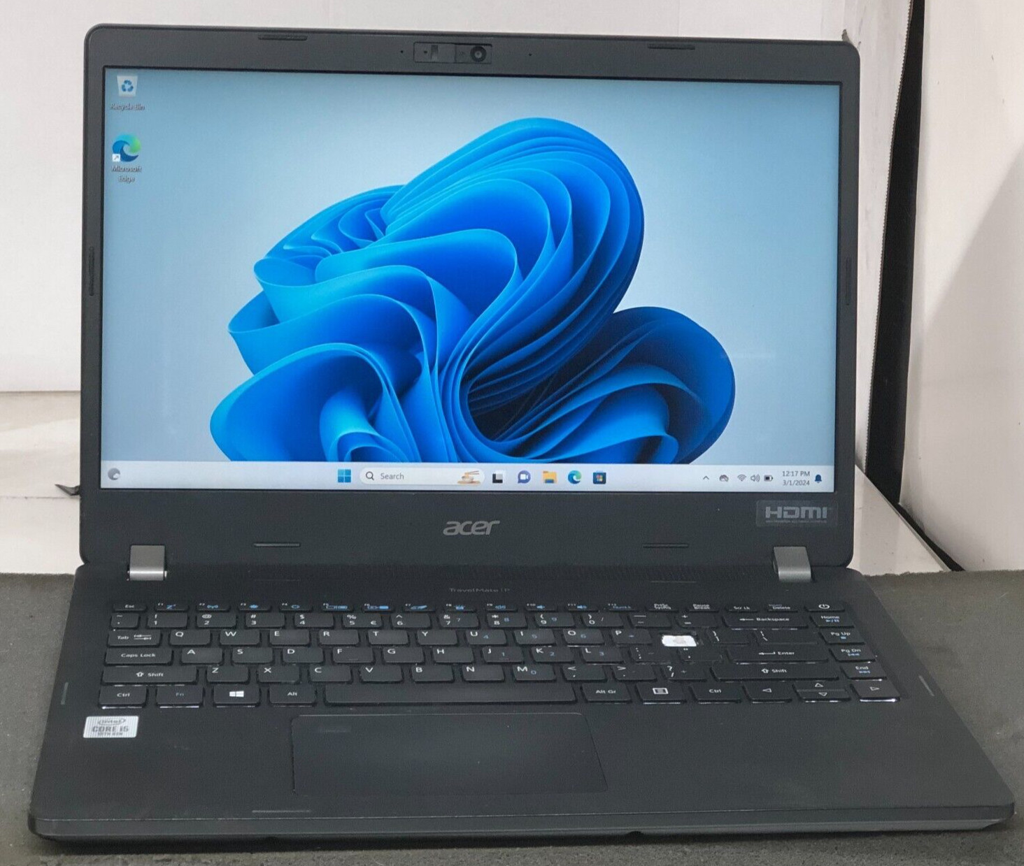 ACER TRAVELMATE P214 i5-10210U @ 1.60GHz 8GB RAM 256GB SSD WIN-11P *READ *QTY
