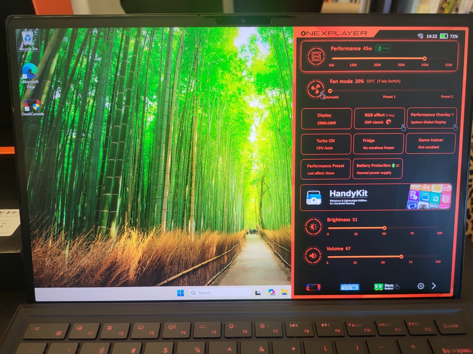 OneXPlayer Super X 14″AMD AI MAX+ 395 Laptop + Tablet 2-in-1 64GB+1TB Water cool