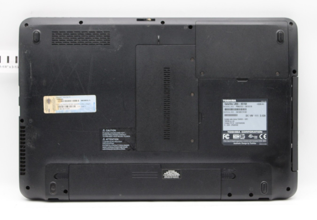 Toshiba Satellite L655 Pentium-P6@2.13GHz 4GB DDR3 NO STORAGE/OS *USED/TESTED*
