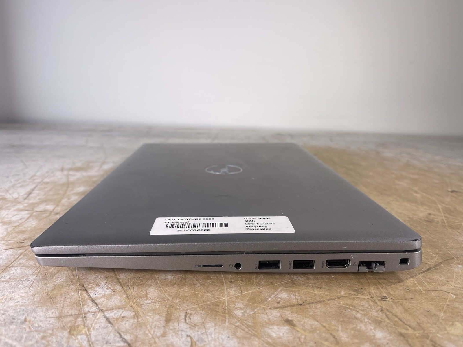 DELL LATITUDE 5520 i5-1145G7 @ 2.60GHz, 8GB RAM, NO HDD/OS – (FOR PARTS)
