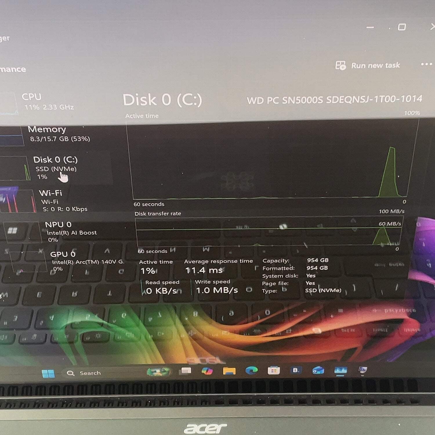 Acer Swift 16 N24Q11 16″ Ultra 7 256V 2.2GHz 16GB RAM 1TB SSD