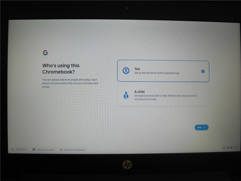 HP Chromebook 11 G4, Intel Celeron N3060 2.48GHz, 4GB RAM, ChromeOS, 11″ Screen,