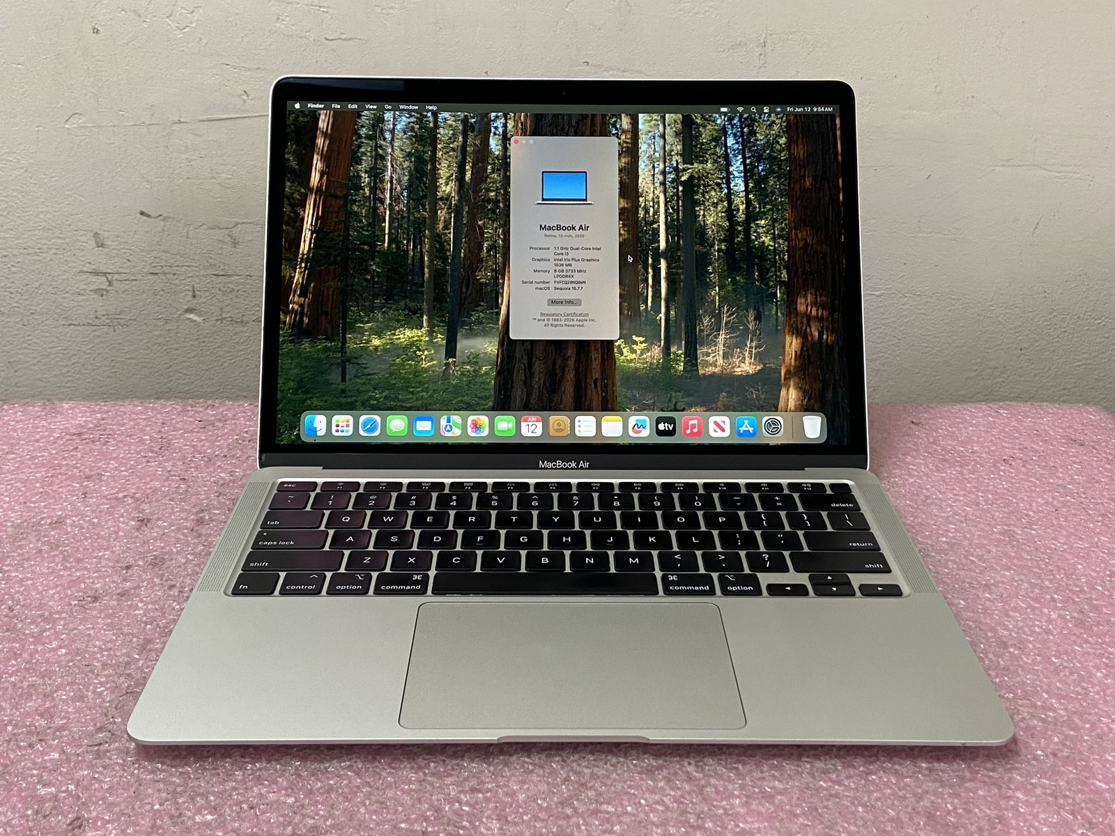 Apple MacBook Air 2020 A2179 13.3″ i3-1000NG4 8GB RAM 128GB SSD *Read* – CLP37A