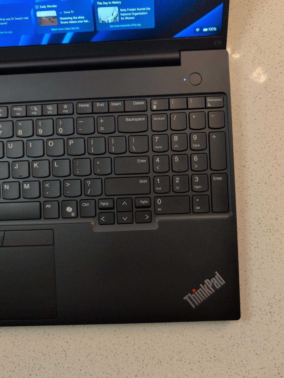 Lenovo ThinkPad E16 Gen 2 Intel Ultra 5 125U 32GB RAM 512GB SSD – EXCELLENT