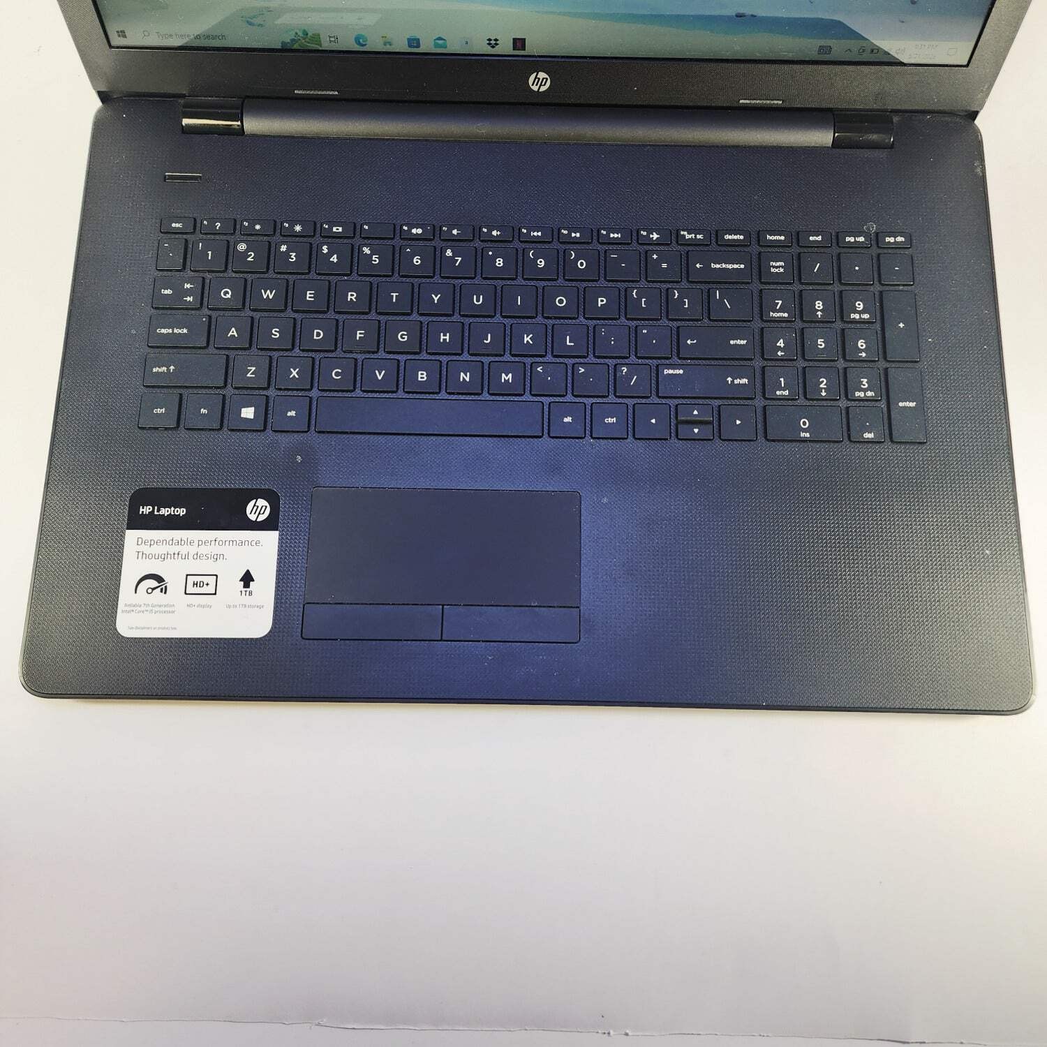 HP Laptop 17-BS049DX 17.3″ i5-7200U 2.5GHz 8GB RAM 1TB HDD