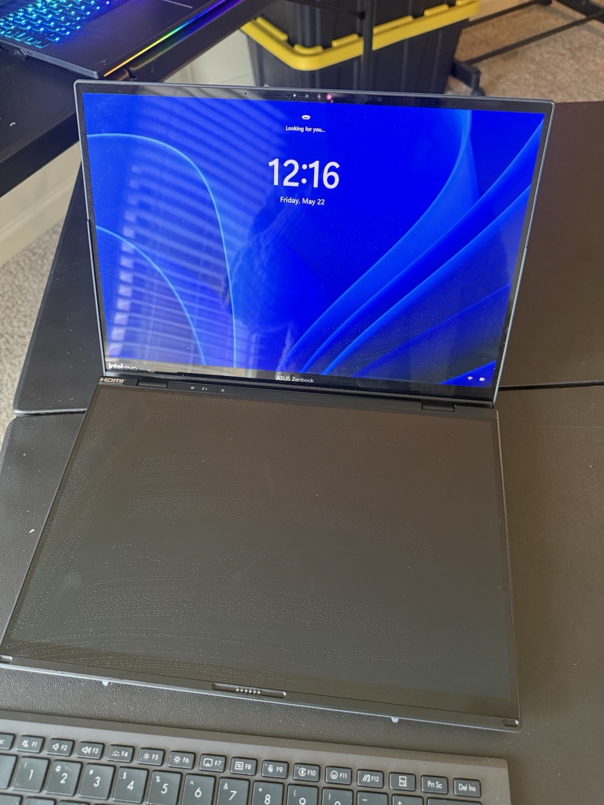 ASUS Zenbook Duo UX8406 14in Dual Screen Core Ultra 16GB 1TB SSD Gray