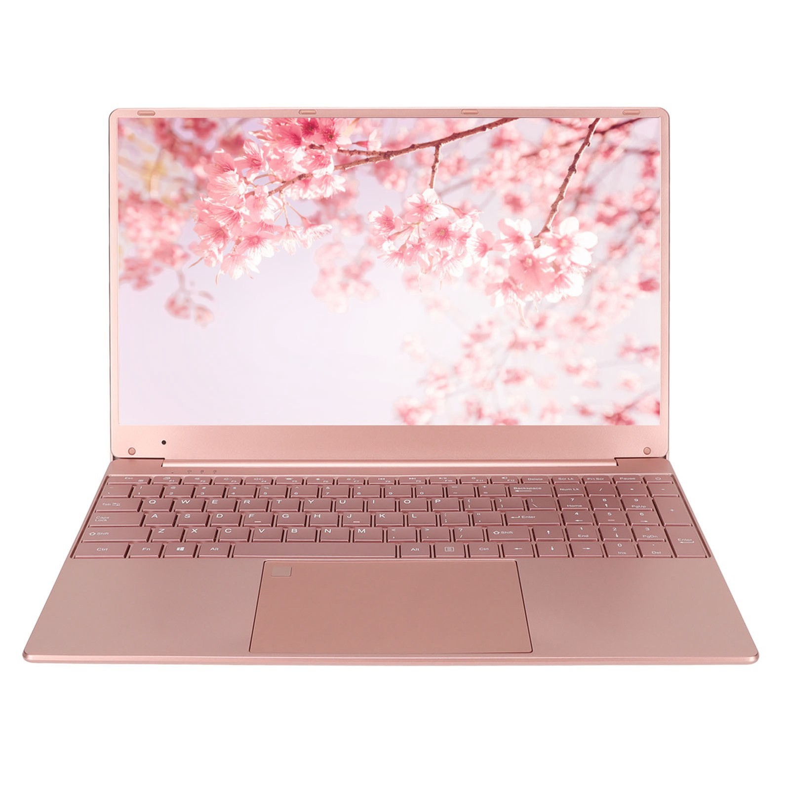 15.6in Laptop For N5095 CPU For Win11 Pink Laptop With Fingerprint Keypad B GQDZ