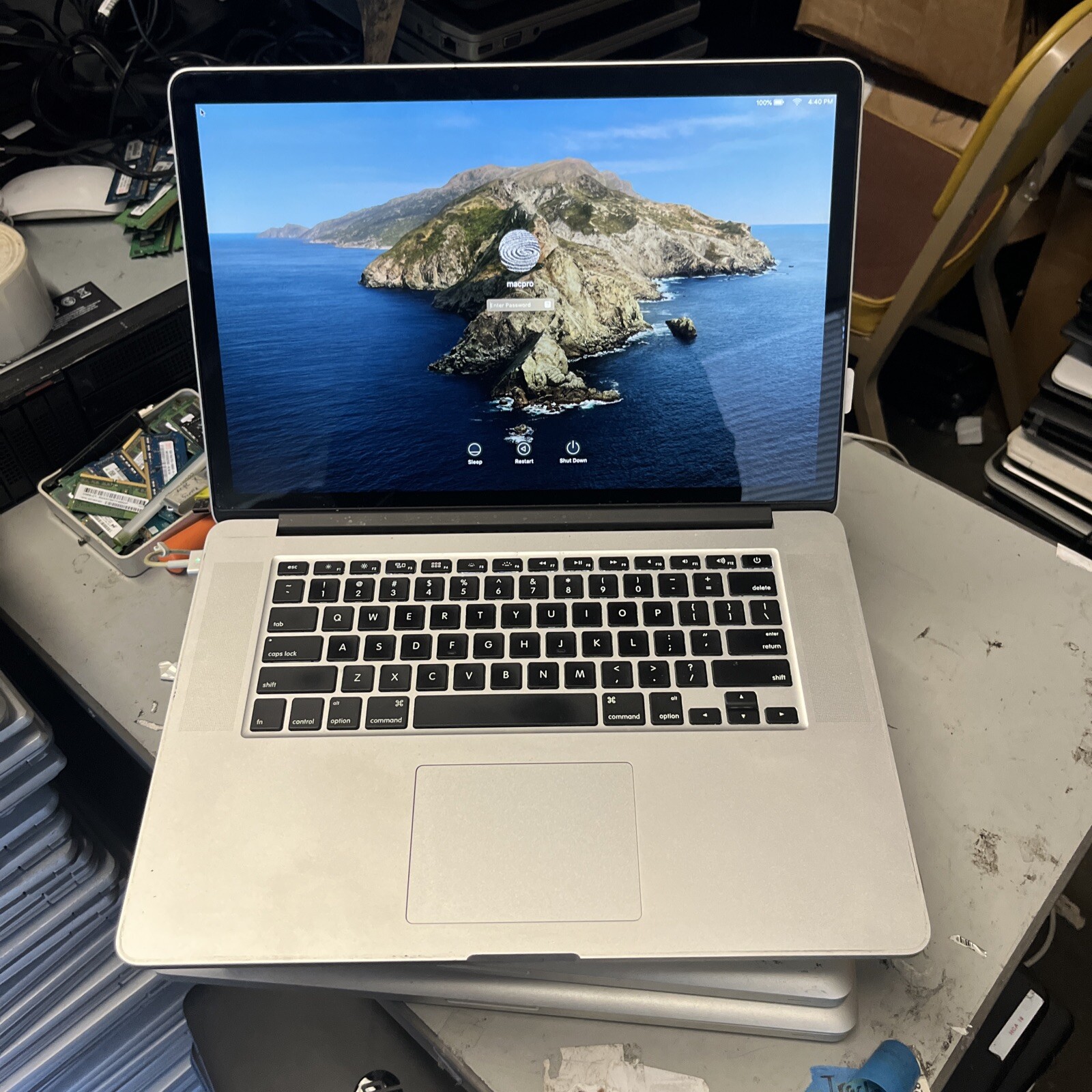 MacBook Pro 2012 15.4″ Retina A1398 i7 2.3 GHz 8GB 256GB SSD Catalina OS