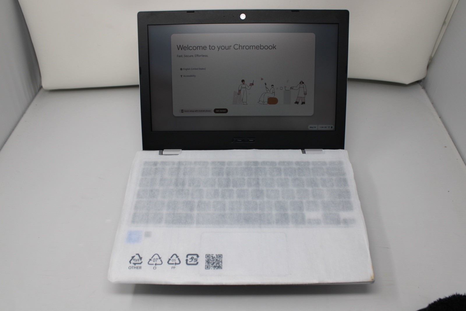ASUS Chromebook CX1 11.6″ (32GB HDD, Intel Celeron N3350, 1.10 GHz, 4GB)…