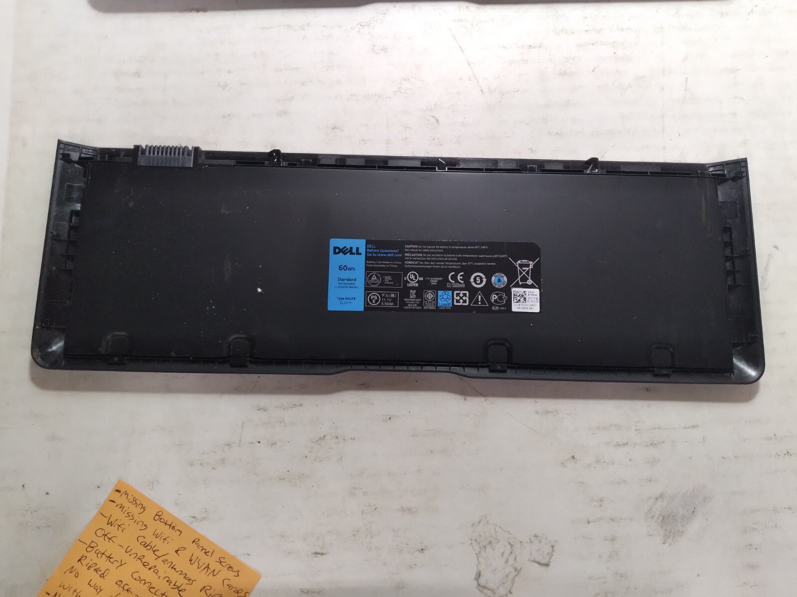 Dell Latitude 6430U w/i7-3687U, 2GB RAM Laptop for Parts/Repair *READ #0100
