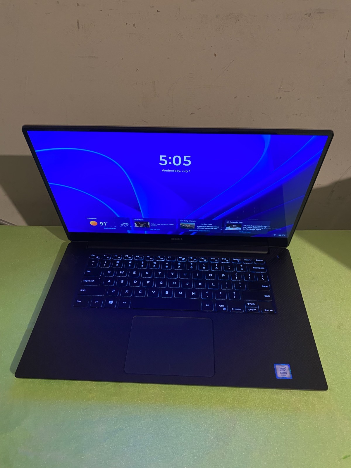 Dell Precision 5520 15.6″ Xeon 4K E3-1505M v5 16GB, 500GB SSD, M1200, Win 11 Pro