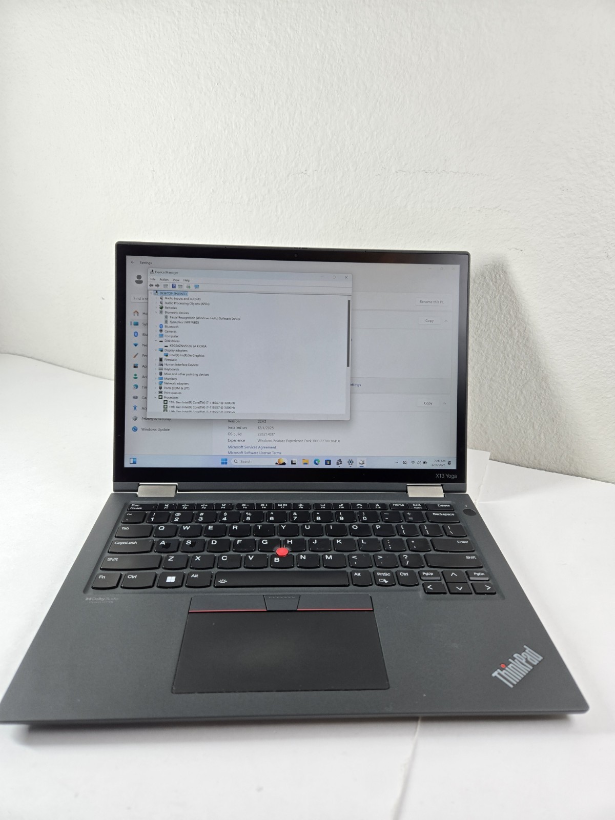 LENOVO ThinkPad X13 Yoga Gen2 i7-1185G7 16GB RAM 512GB SSD Touch 2-in-1 Stylus
