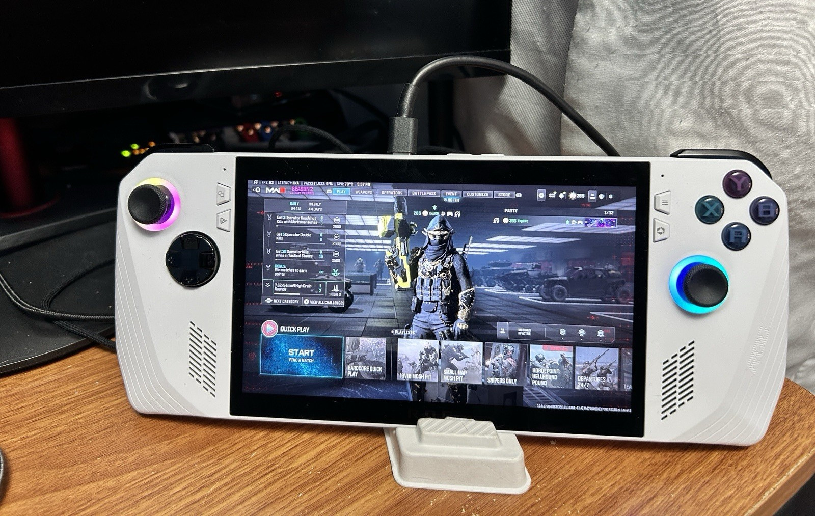 ASUS ROG Ally White w/ Spigen Case 1TB upgraded **MINT**