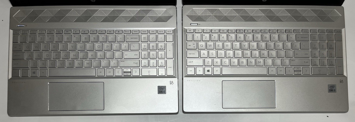 LOT OF 2 HP Pavilion 15-CS3153CL 15.6″ i5-1035G1 – 8GB – 256GB NVMe – W11P -READ