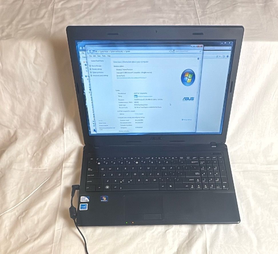 Asus X54H Laptop 15 in Pentium B950 4GB RAM 500GB Windows 7 Licensed Office 2010