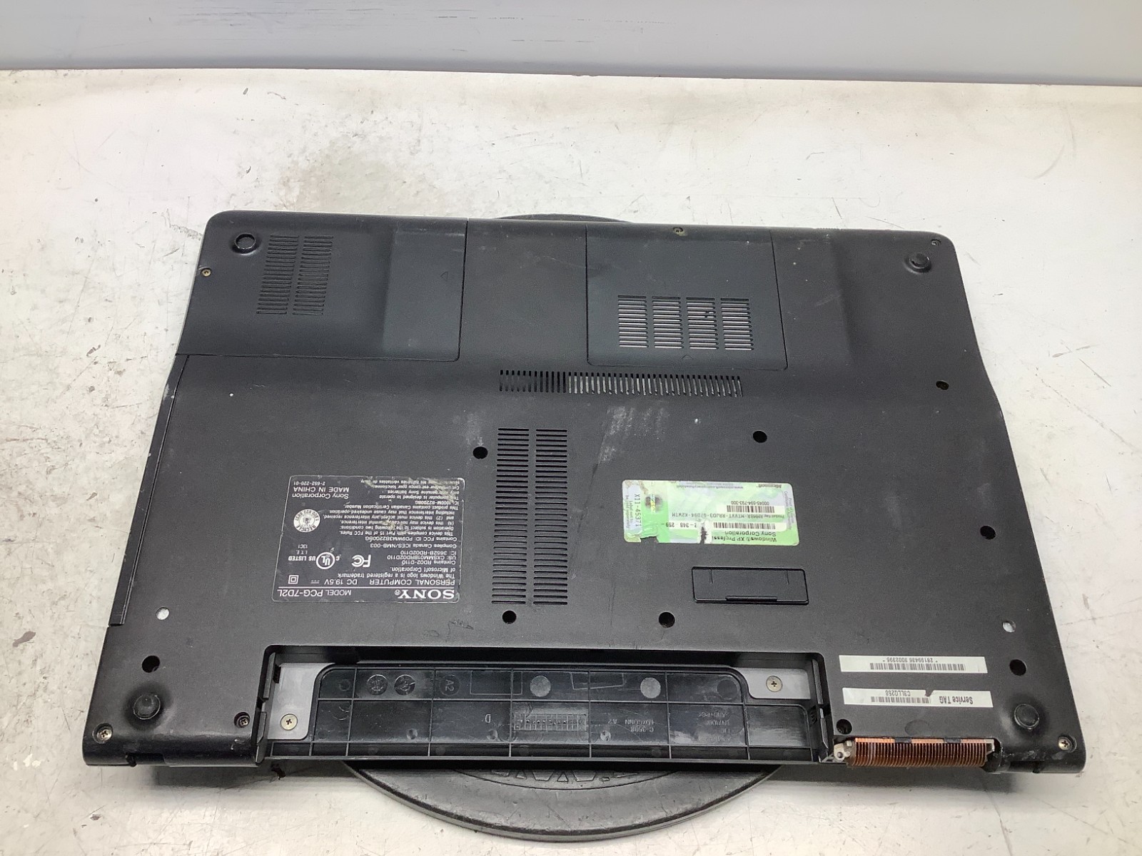 Sony Vaio VGN-FS745P Intel Pentium M 1.5GHz 1 GB NO HDD