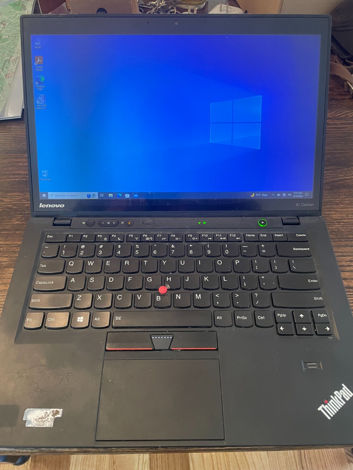 Lenovo ThinkPad X1 Carbon 14-Inch Touchscreen Laptop (Black) 3444CUU