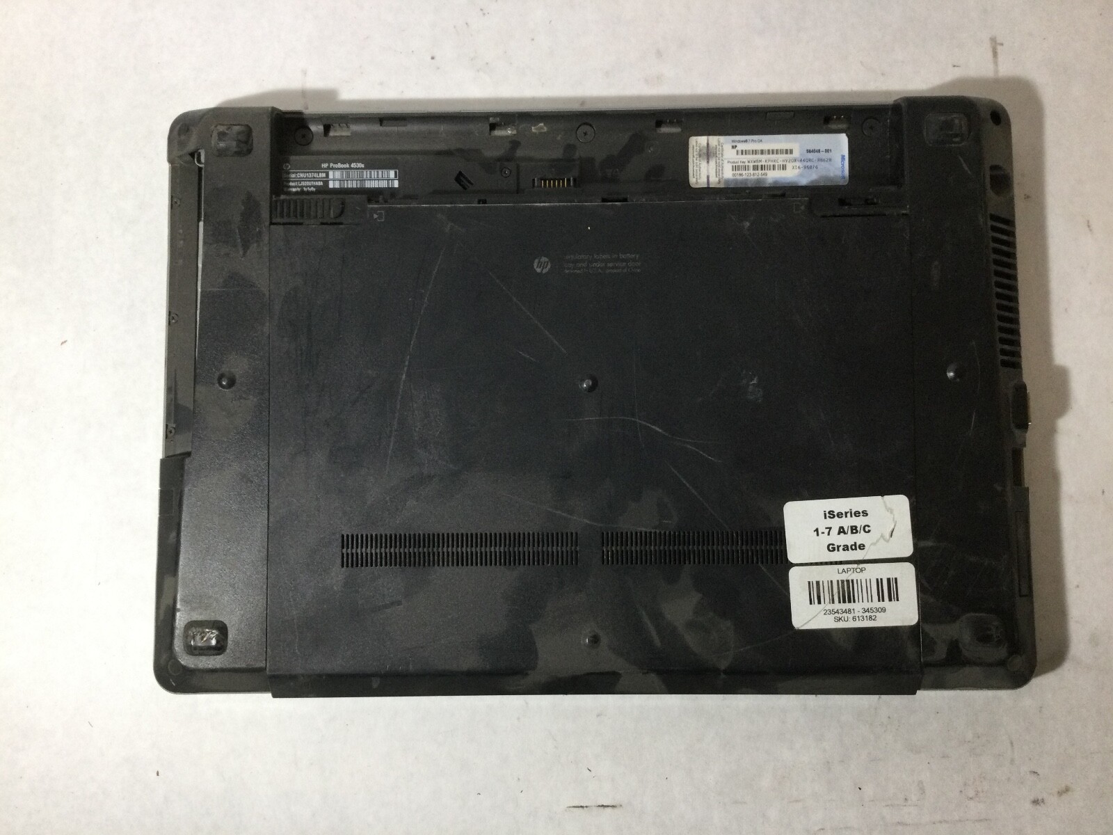HP PROBOOK 4530S – FOR PARTS – INTEL I5 – NO RAM – READ DESCRIPTION – BB!!!!!!!!