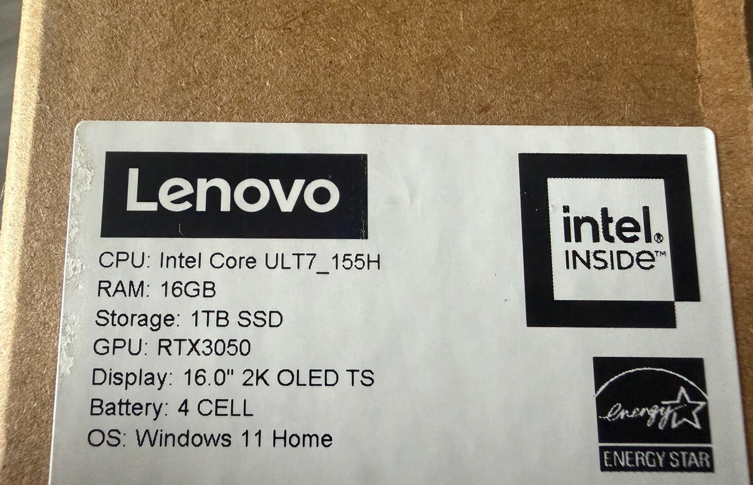 Lenovo Ideapad Pro 5 16Imh9 16″ Touch Ultra 7 155h RTX 3050 16gb 1TB SSD NEW