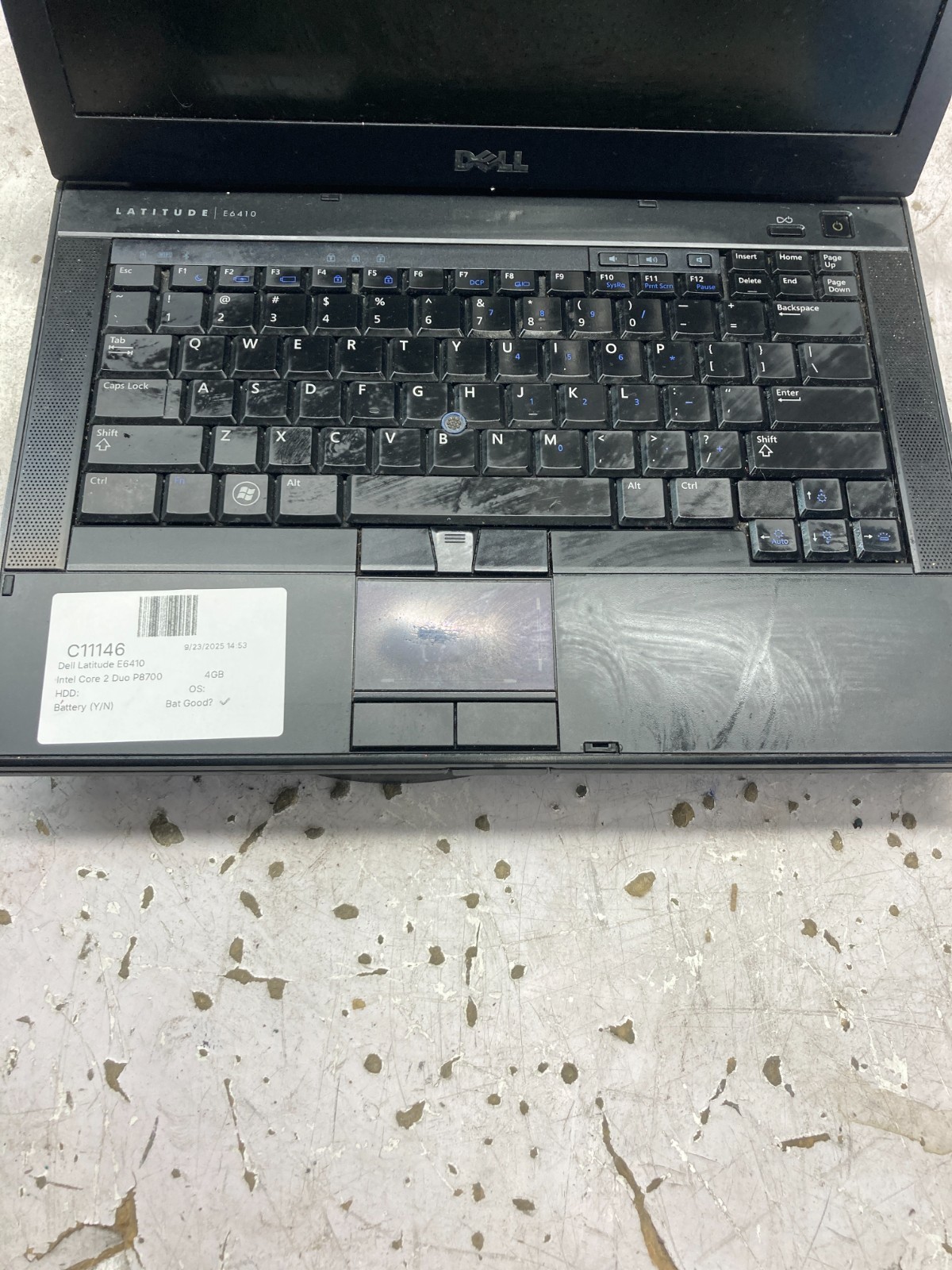 Dell Latitude E6410 Intel Core 2 Duo P8700 2.53GHz 4GB NO HDD