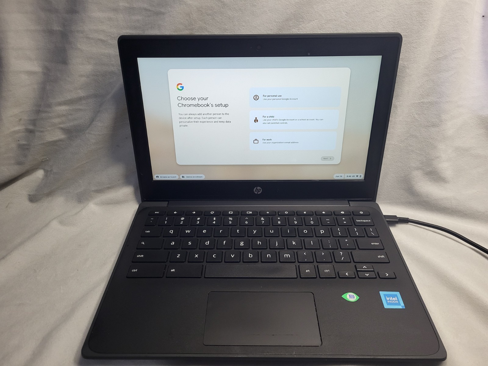Lot of 8 HP Chromebook 11 G9 EE 2.8Ghz, 4GB RAM 11.6 Touch Screen