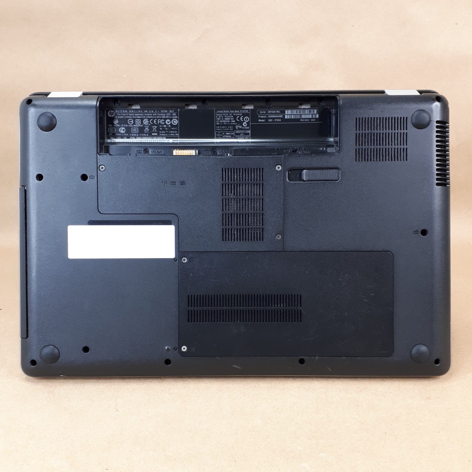 Hp G62 Notebook PC 15.6″ Laptop i5 M 460 4GB RAM 640GB Boots/Bios *Read* H4047