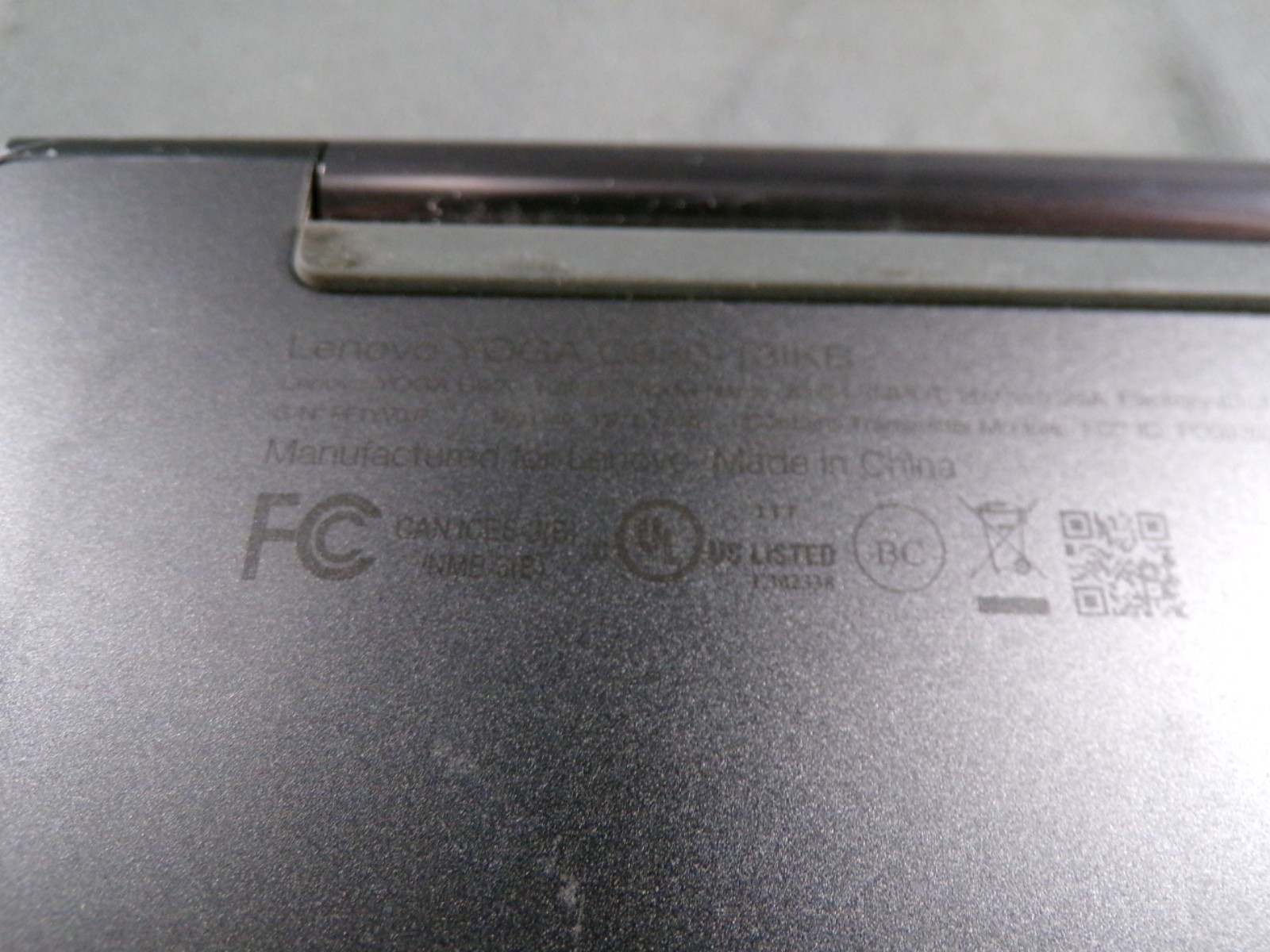 LENOVO YOGA C930-13IKB INTEL CORE i7 8TH GEN 12GB RAM **NO HD / NO CADDIE