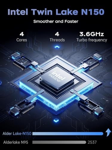 2025 TX15 Laptop, Laptop Computer, Intel N150 Processor(Up to 3.6GHz), 16GB…