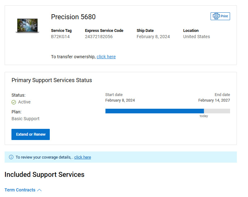 Dell Precision 5680 16″FHD+ i7-13800H 2.5GHz 16GB 512GB RTX A2000 WRTY 02/2027