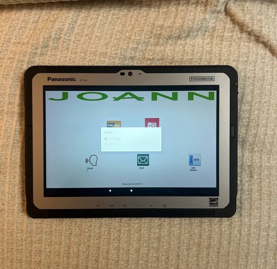 Panasonic TOUGHBOOK FZ-A3 4GB/64GB Company locked Barcode scanner! Great deal