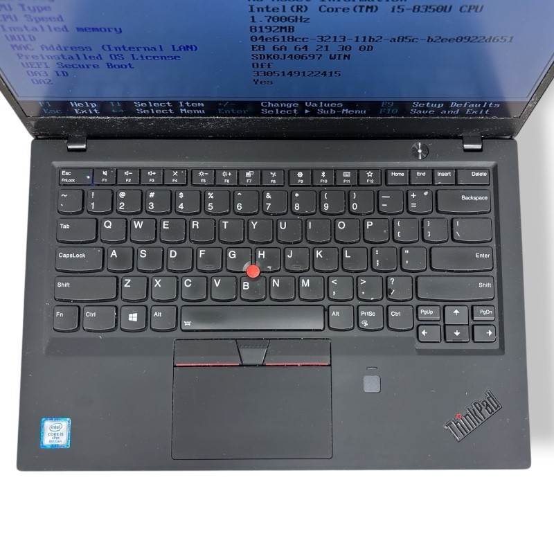 3x Lenovo ThinkPad X1 Carbon Gen 6 i5-8350U 1.70GHz 8GB 256GB No OS Laptop (Lot)