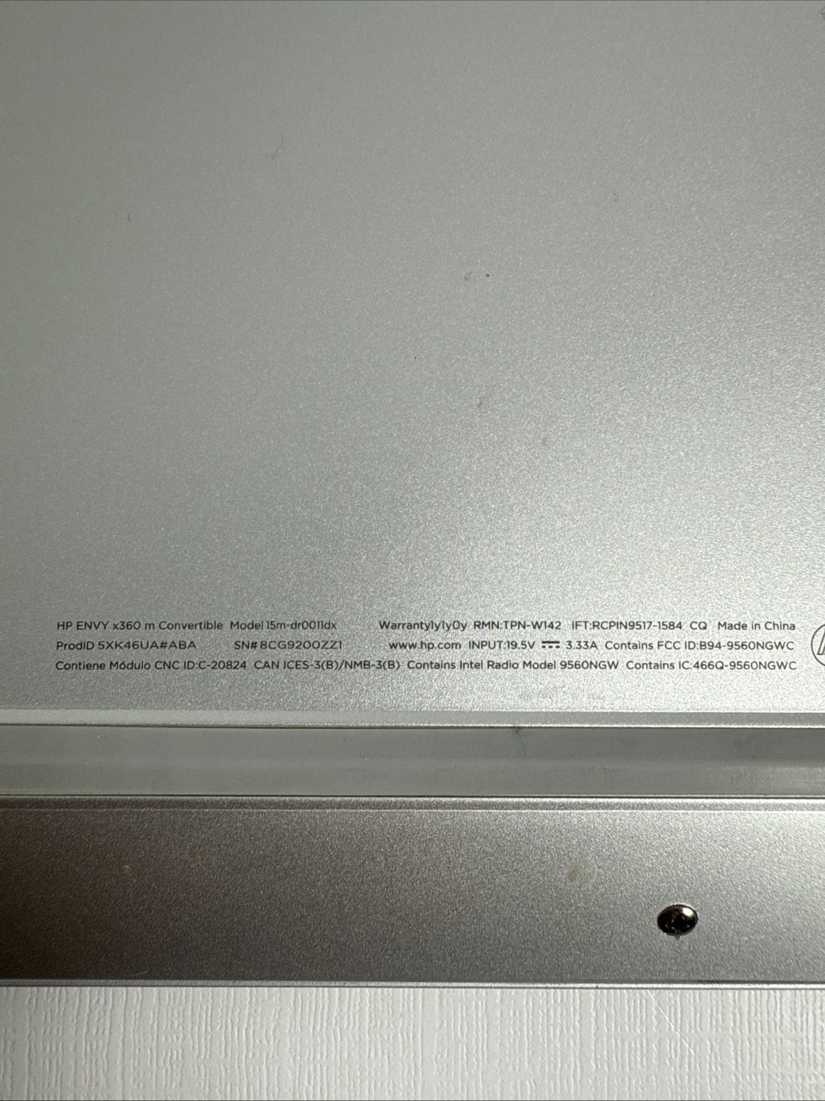 HP Envy x360 m Convertible 15m-dr0011dx – Intel i5, 8GB RAM, 128GB SSD – Used