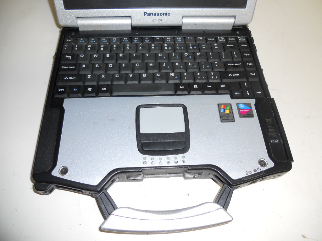 Panasonic Tough book CF-29 WiFi 9 Pin RS-232 Serial Port Rugged Win XP Pro SP3