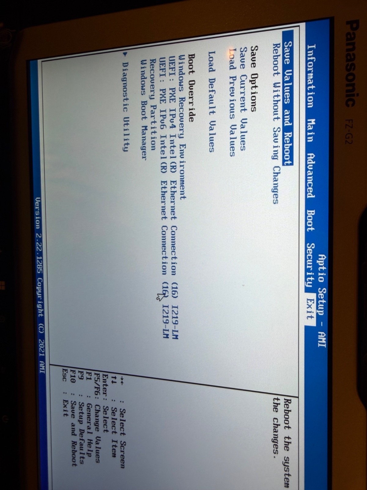 Panasonic Toughbook FZ-G2 MK2 i7-1270p 1TB SSD 32GB RAM DGPS Keyboard 0 Hours