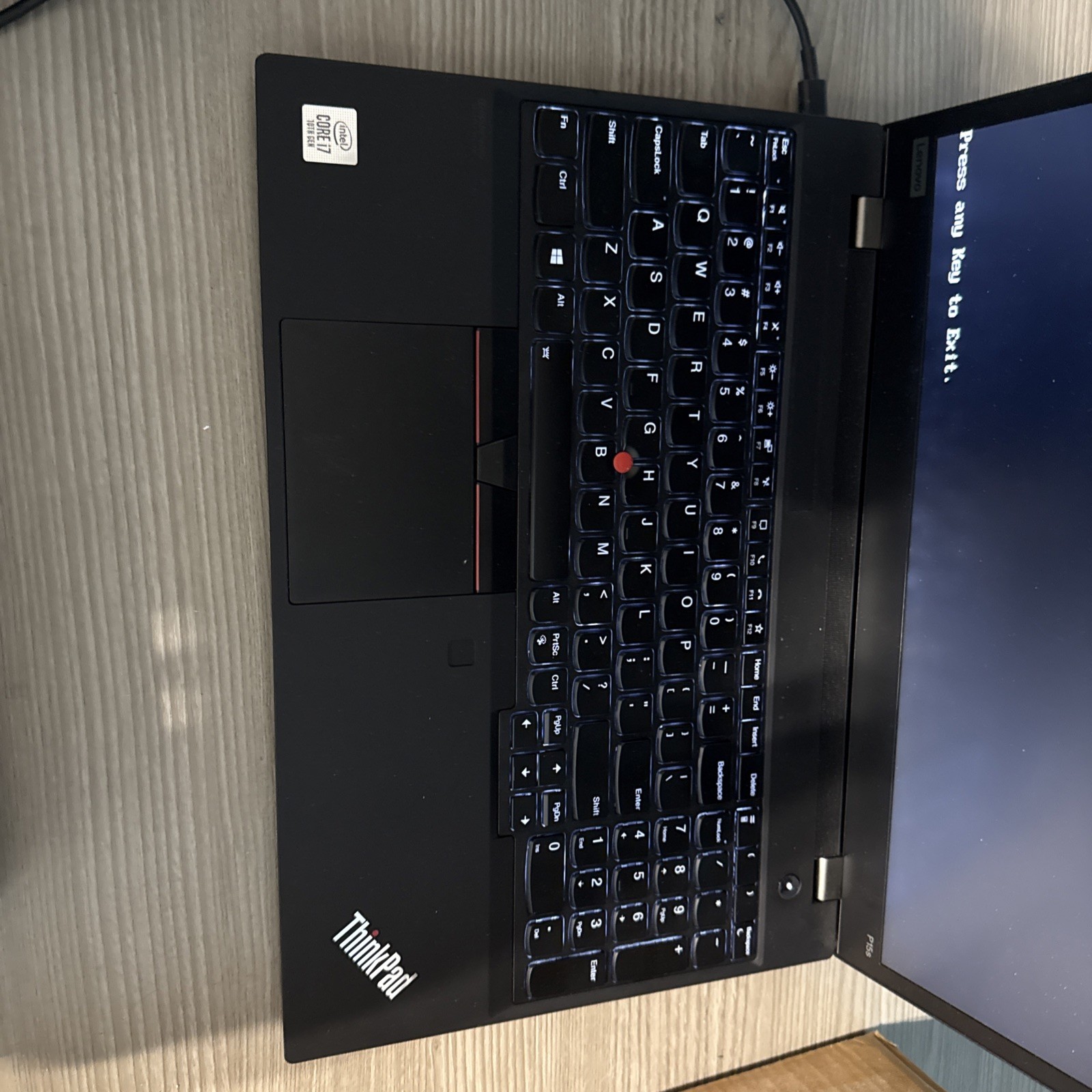 Lenovo ThinkPad P15s Gen 1 15.6″ i7-10510U 16GB RAM, No Storage, Boots to BIOS