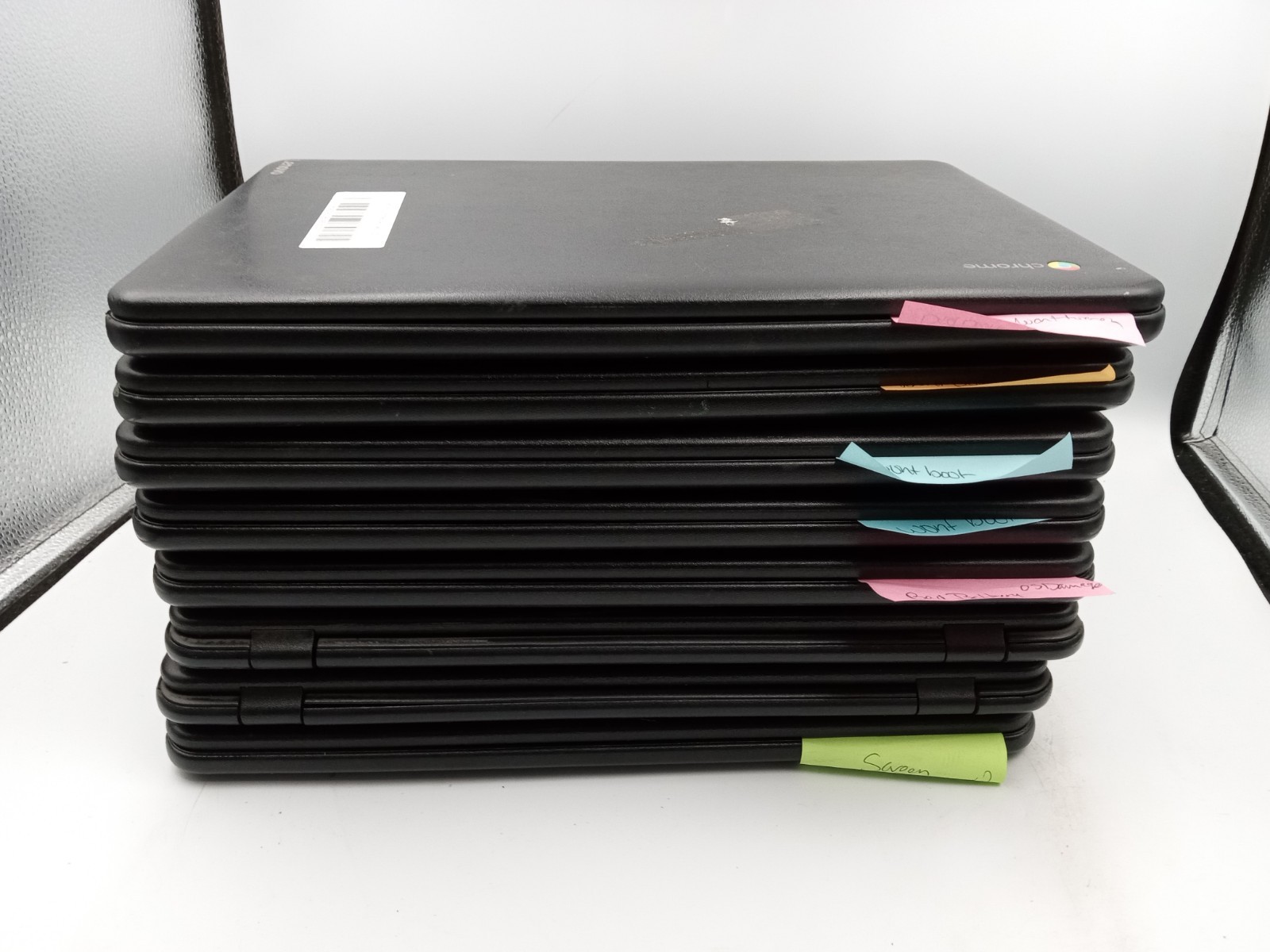 Lot of 8 – Lenovo N42-20 14″ Chromebook Laptops * FOR PARTS * VARIOUS ISSUES -RR