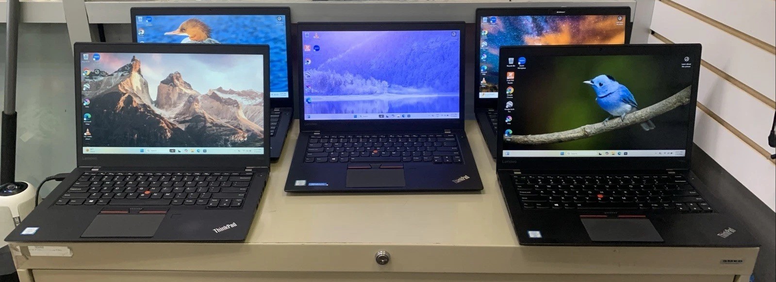 🔥5x Lenovo ThinkPad T460S 8GB 128GB SSD Intel Core i7-6600u 14″☆WIN 11 PRO☆