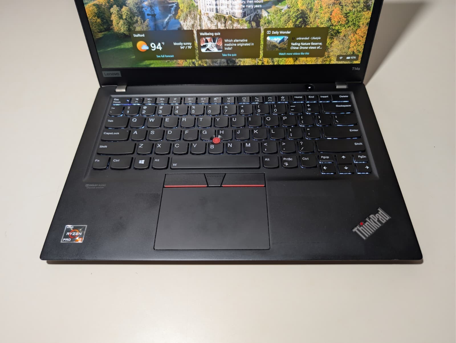 Lenovo ThinkPad T14S TouchScreen | Ryzen 5 PRO 16GB RAM 512GB SSD | FHD Backlit