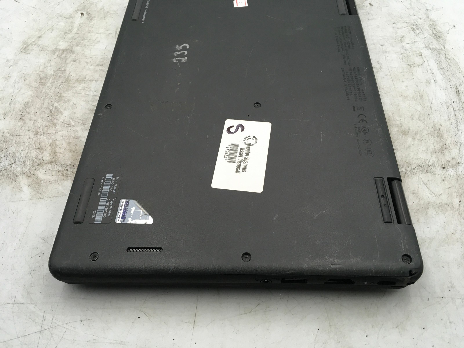 LENOVO THINKPAD 11E YOGA GEN 6 -BOOTS TO BIOS- INTEL M3 8100Y – 8GB RAM -READ-BB