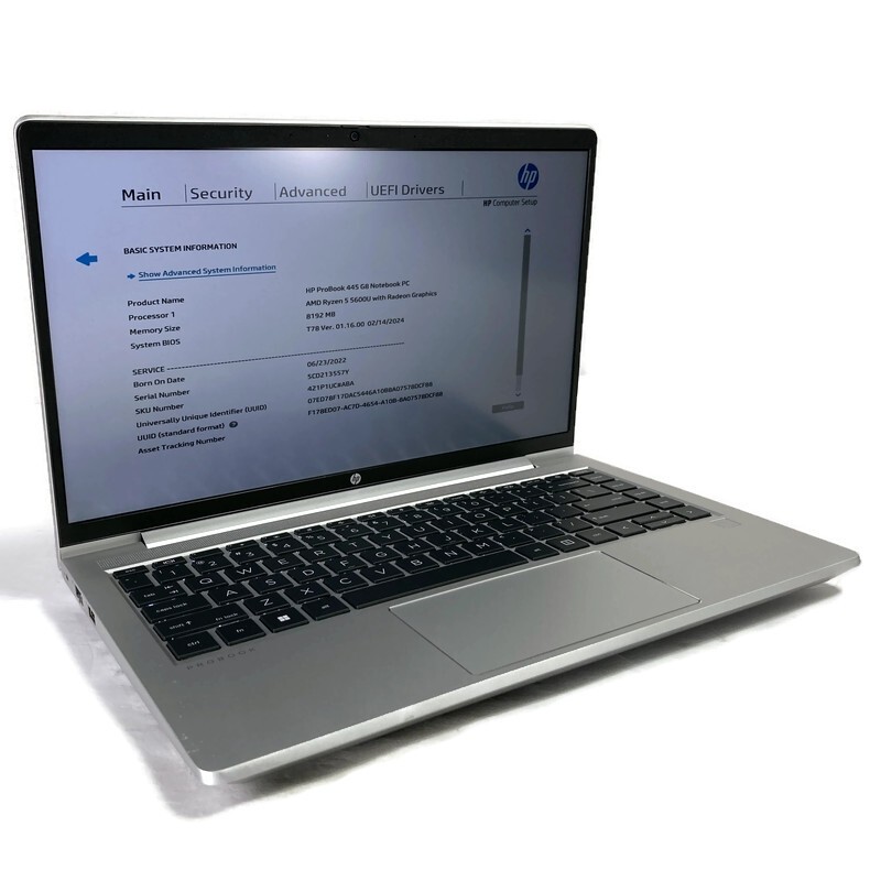 HP ProBook 445 G8 14″ Laptop Ryzen 5 5600U 2.3GHz – 8GB Ram – No Drive