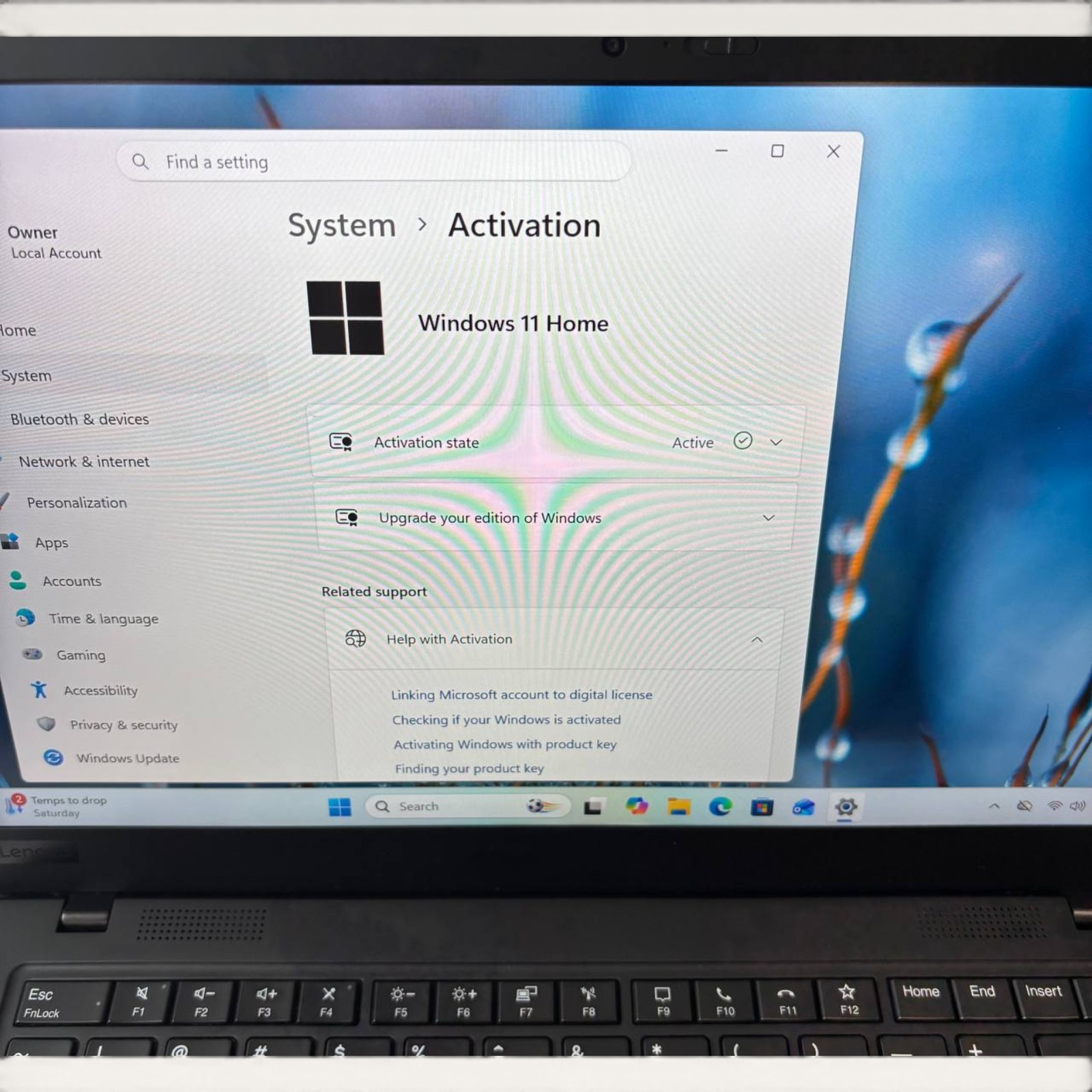 Lenovo ThinkPad X1 Carbon Gen 8 i5-10310U 8GB RAM 256GB SSD Win 11 #112