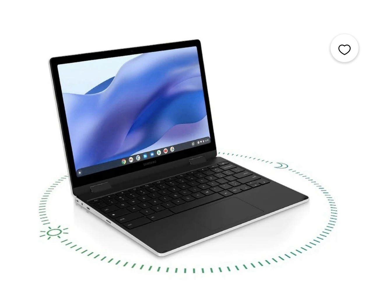 Samsung Galaxy Chromebook 2 XE520QEA-KB2US 12.4″ Touchscreen Convertible 2 in 1