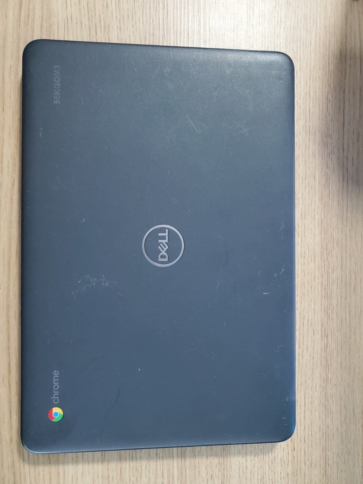 Dell Chromebook 3100 11.6″ Laptop / TESTED WORKING / Webcam w/new charger