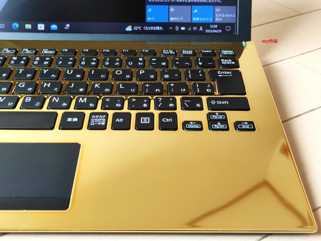 vaio pro PG mirror gold Laptop PC 8G CPU:i5_8250U 256GB Made to order