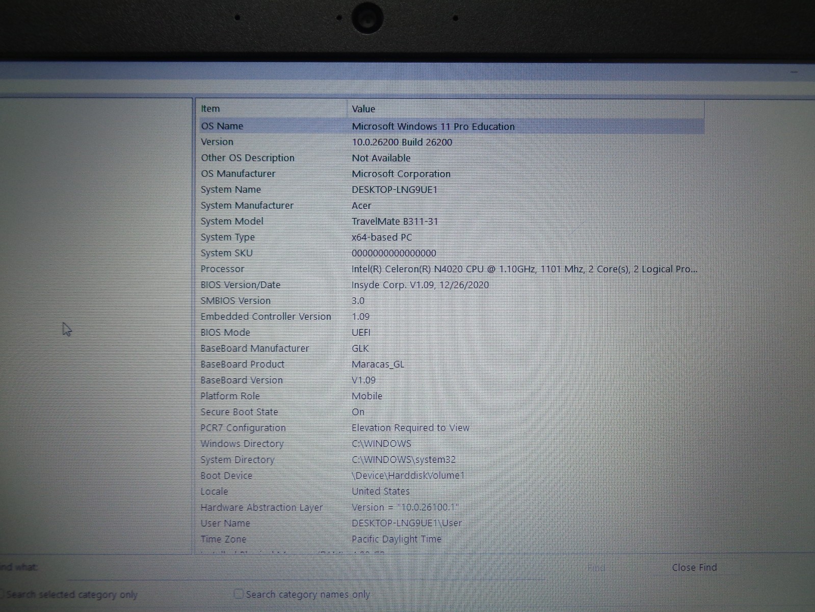 Acer TravelMate B3 B311-31 Laptop PC Computer w Charger 64GB SSD Windows 11 Pro