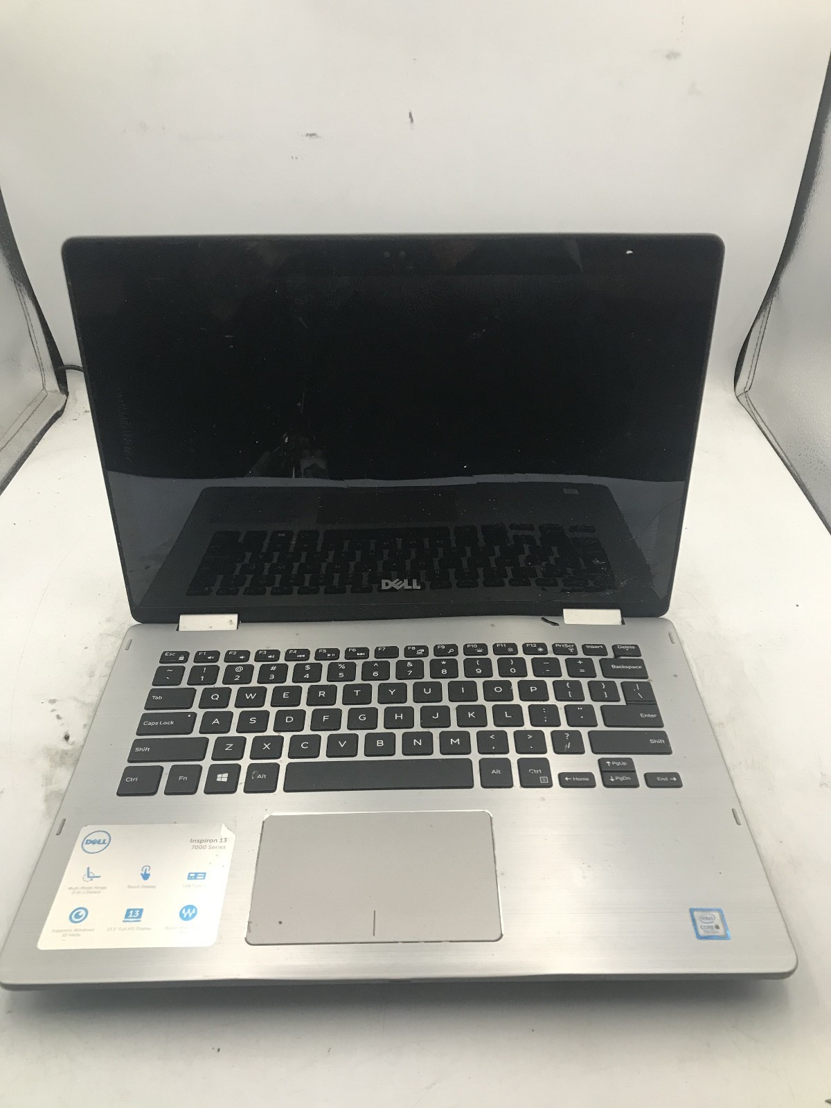 DELL INSPIRON 13 7368 – FOR PARTS/REPAIR – INTEL I5 7TH GEN – NO RAM – READ – BB