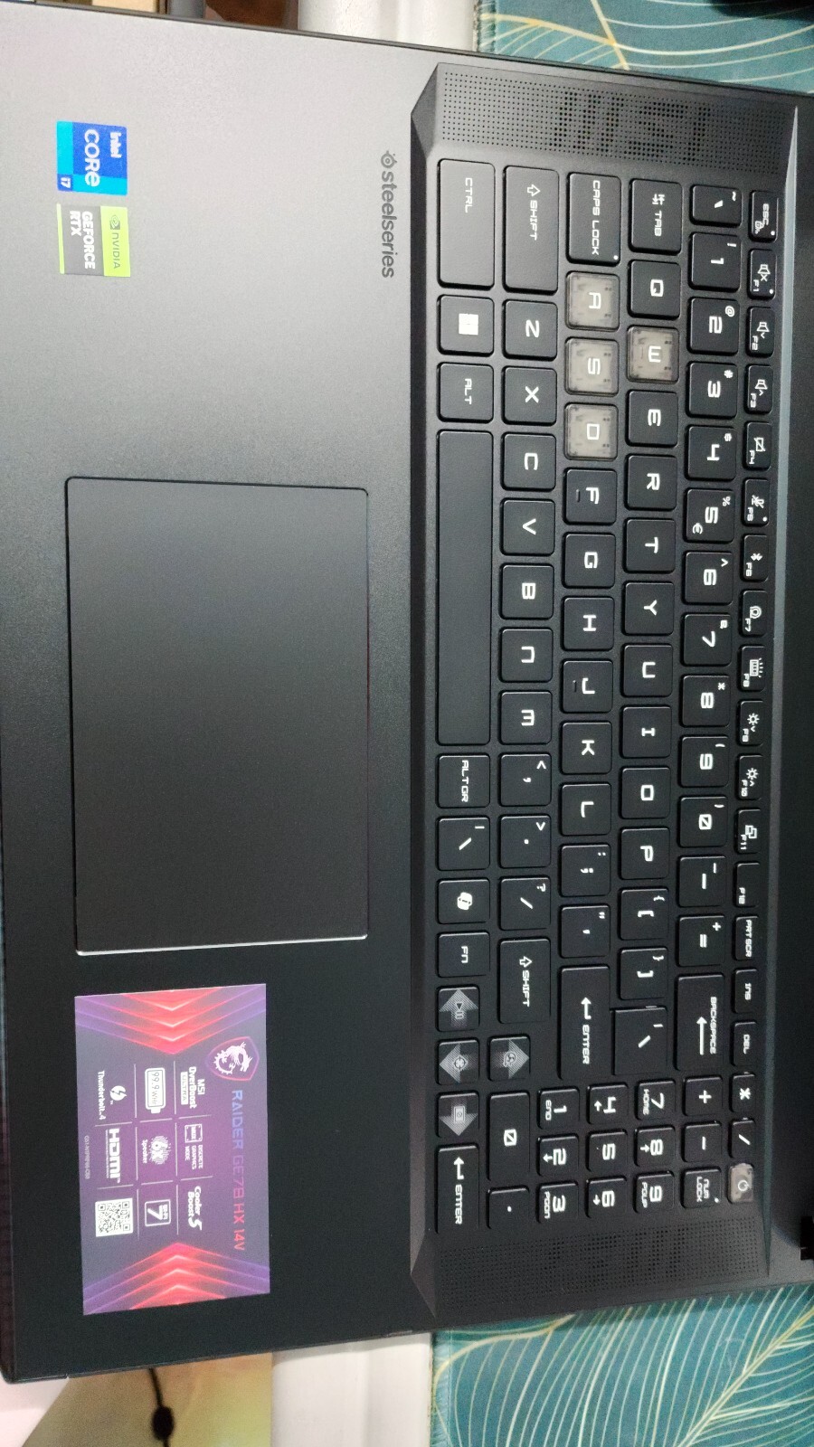 msi 17 raider ge78hx gaming laptop