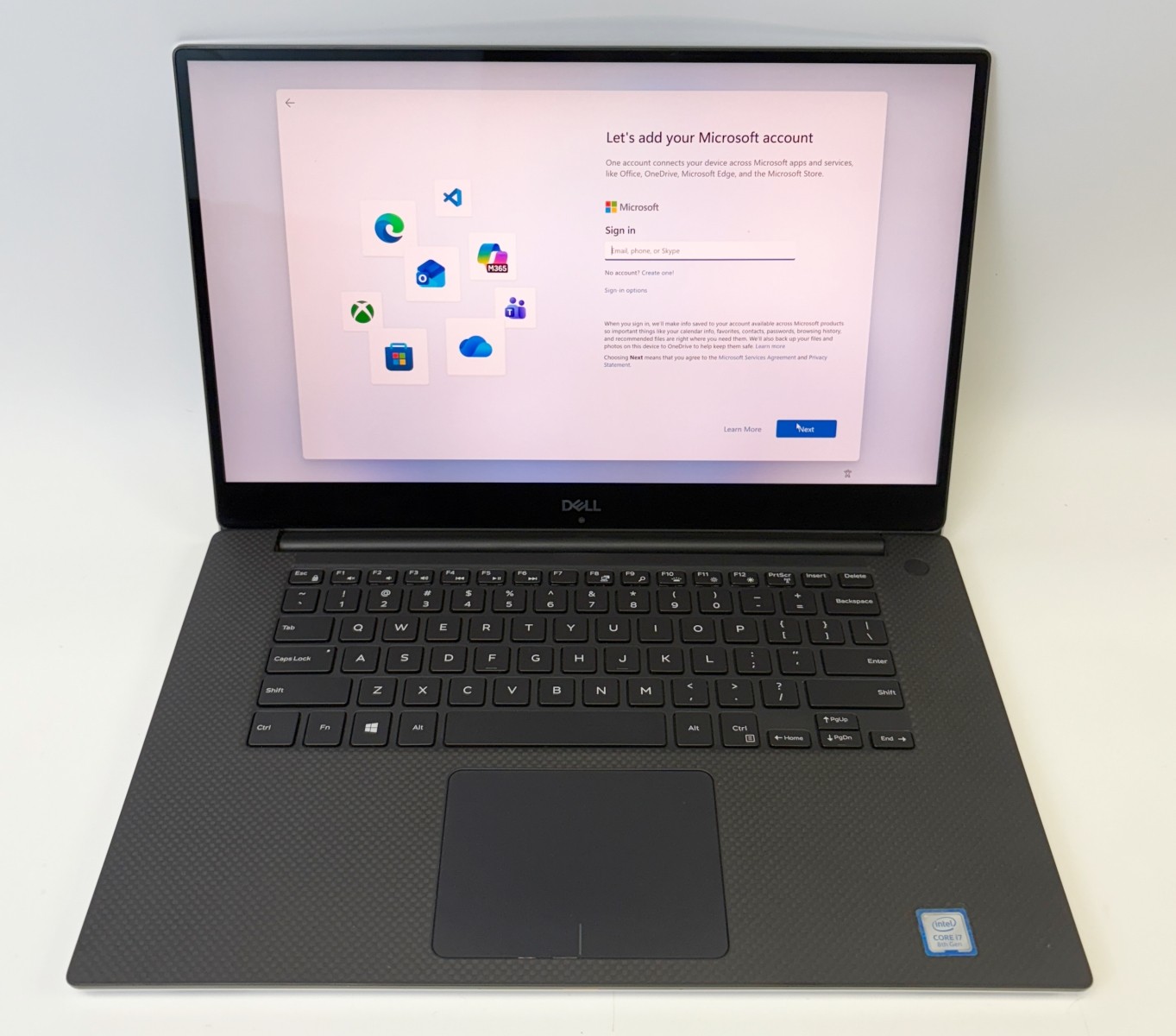 Dell XPS 15 9570 FHD Touch i7-8750H 2.20GHz 16GB 512GB SSD GTX 1050 Ti Max-Q