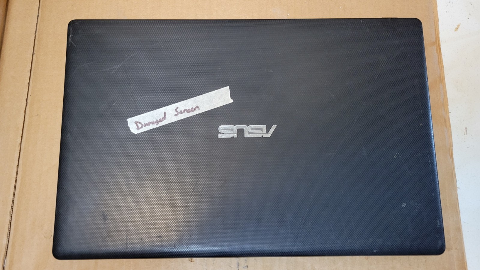 Asus Laptop Model X551M – Powers On | Screen Damage — For Parts or Repair