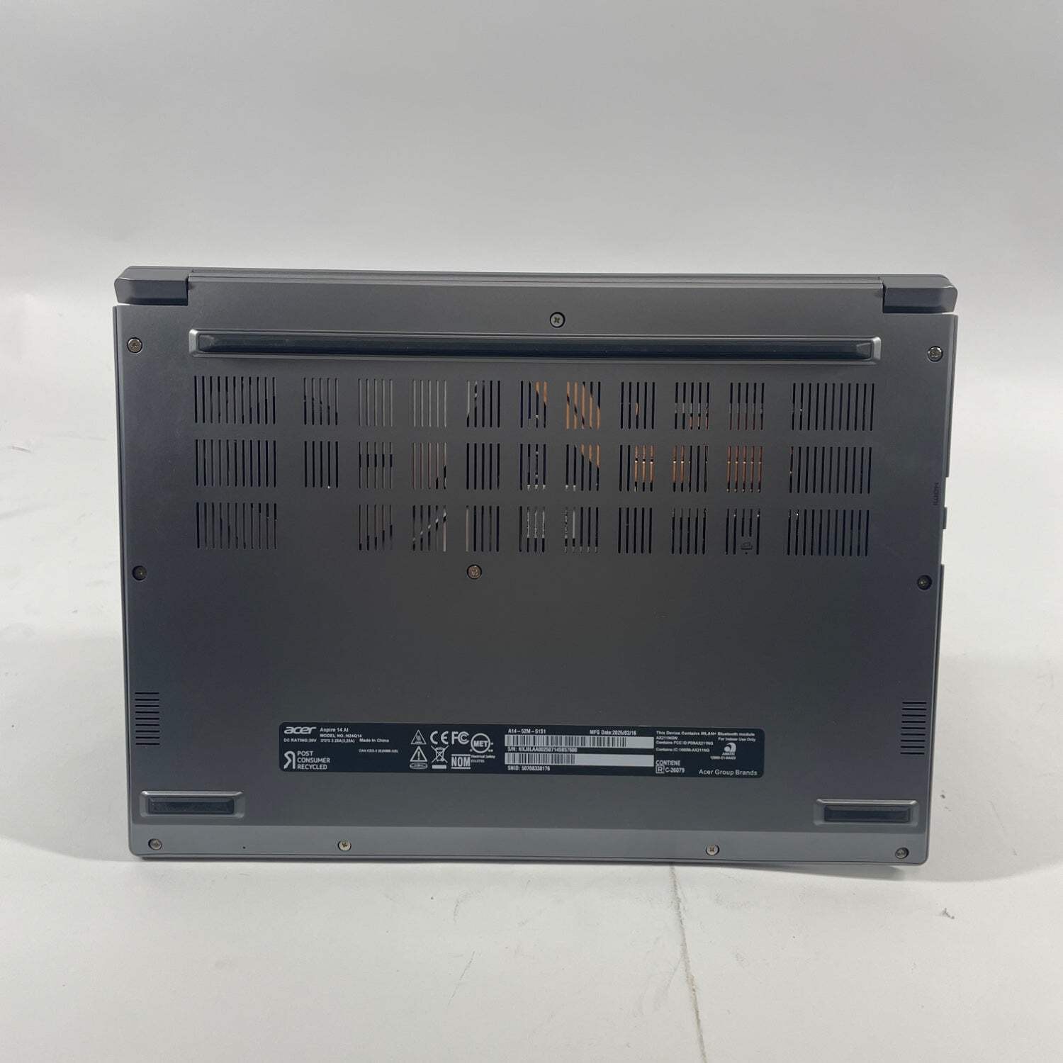 Acer Aspire 14 AI N24Q14 Core Ultra 5 226V 2.1GHz 16GB RAM 512GB Intel Arc A370M